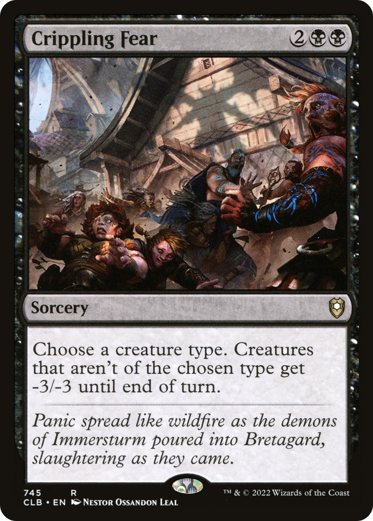 Crippling Fear [Commander Legends: Battle for Baldur's Gate] | Grognard Games