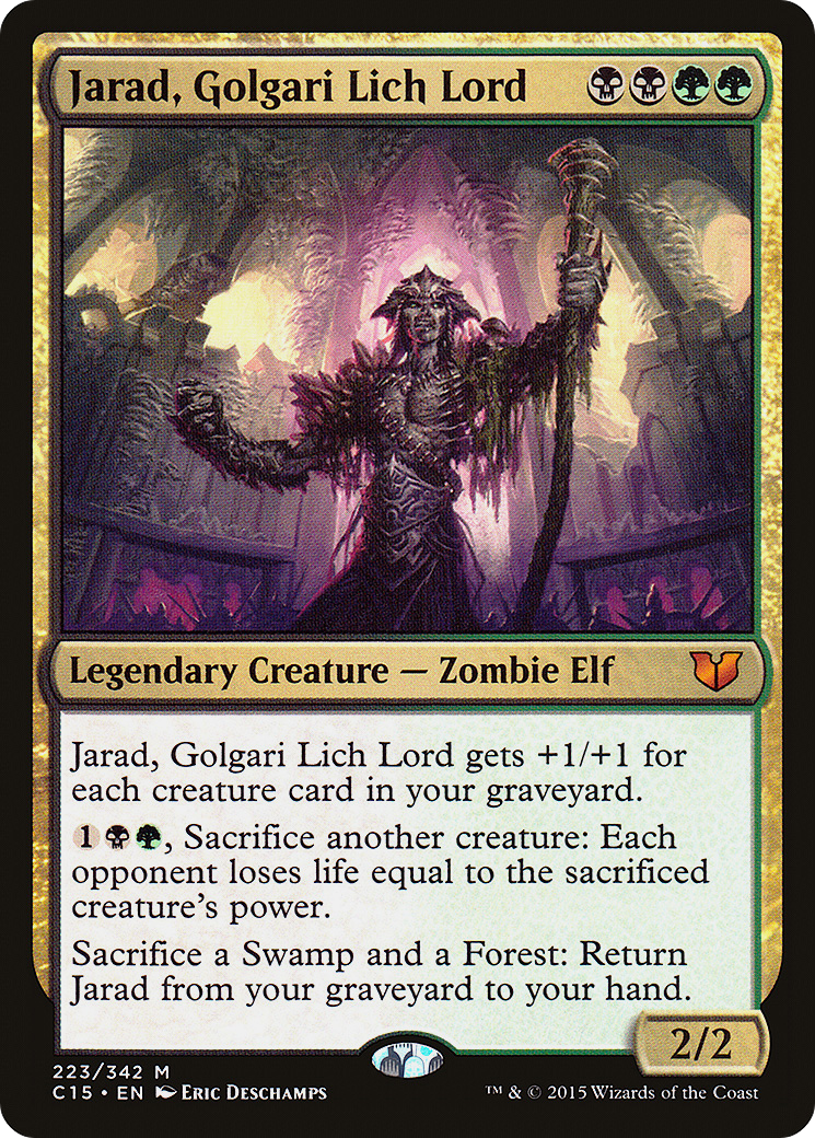 Jarad, Golgari Lich Lord [Commander 2015] | Grognard Games