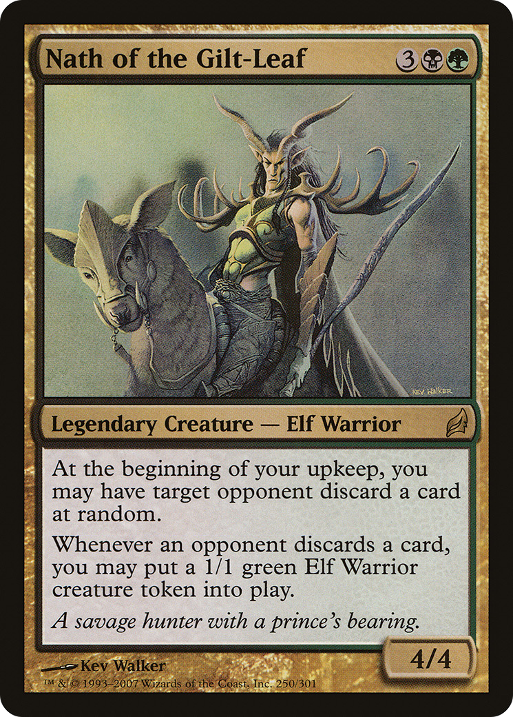 Nath of the Gilt-Leaf (LRW-250) - Lorwyn Foil | Grognard Games