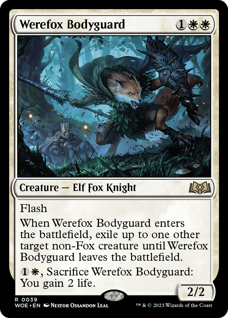 Werefox Bodyguard [Wilds of Eldraine] | Grognard Games