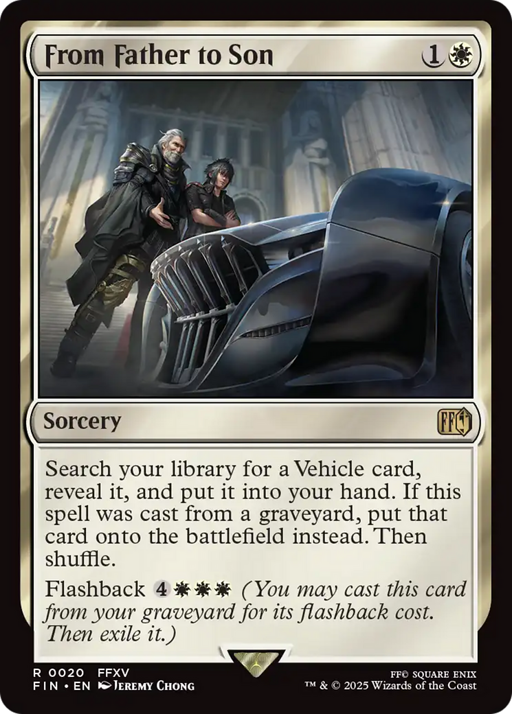 From Father to Son (FIN-020) - FINAL FANTASY Foil | Grognard Games