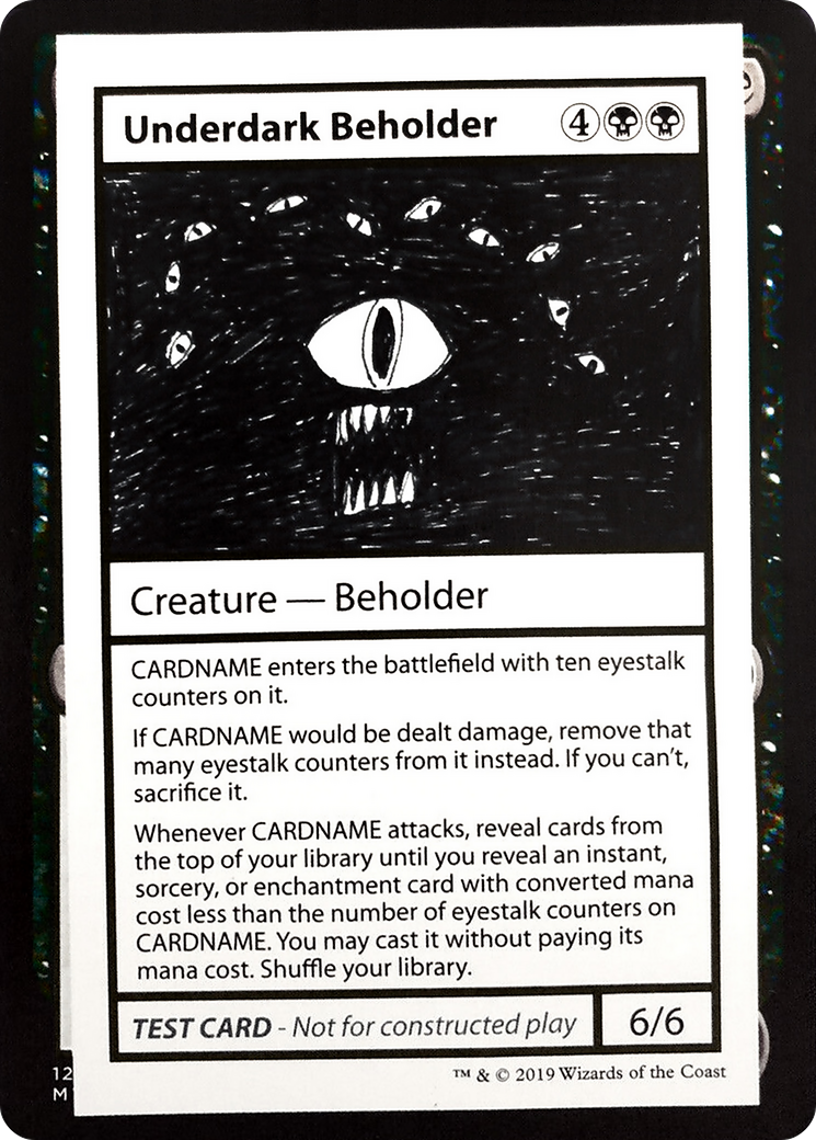 Underdark Beholder (2021 Edition) [Mystery Booster Playtest Cards] | Grognard Games