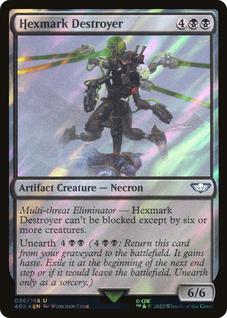 Hexmark Destroyer (Surge Foil) [Universes Beyond: Warhammer 40,000] | Grognard Games