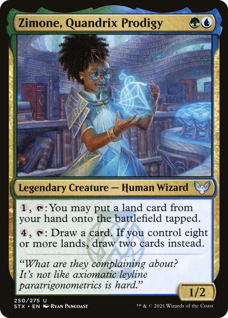 Zimone, Quandrix Prodigy [Strixhaven: School of Mages] | Grognard Games