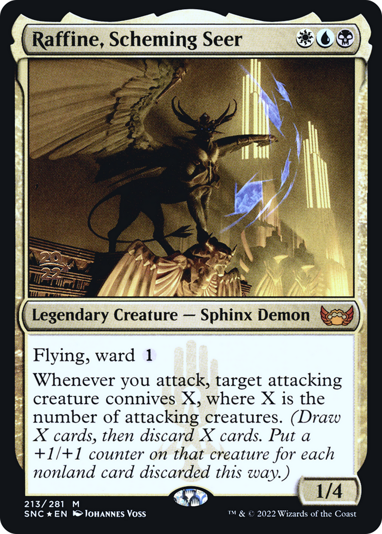 Raffine, Scheming Seer [Streets of New Capenna Prerelease Promos] | Grognard Games