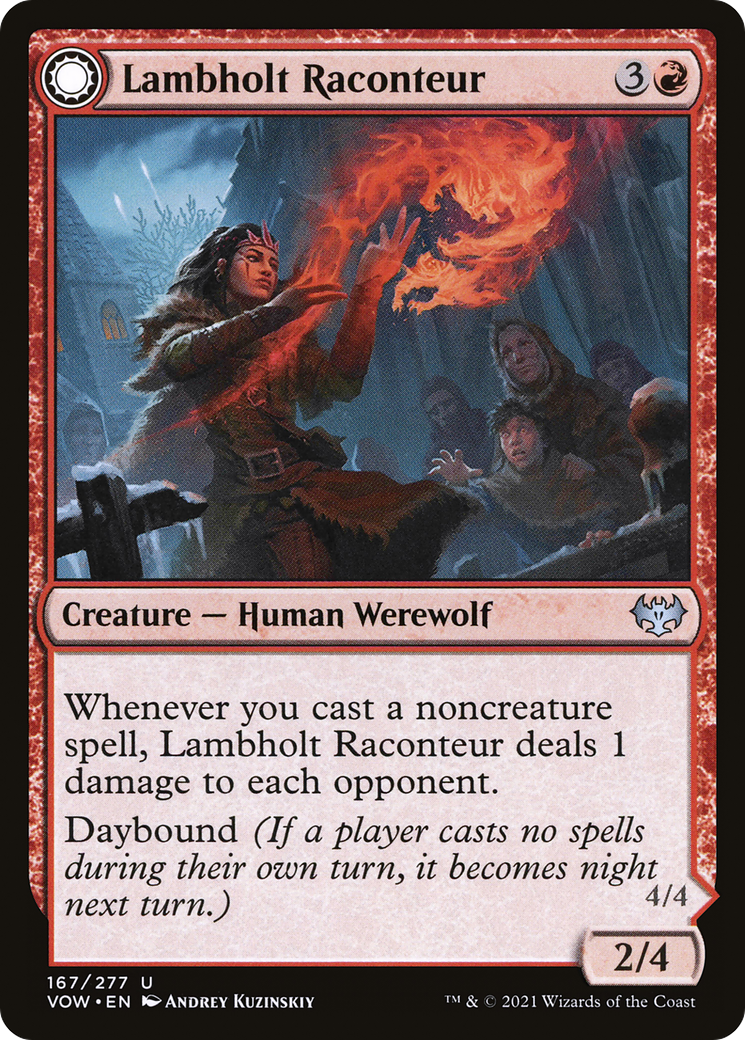 Lambholt Raconteur // Lambholt Ravager [Innistrad: Crimson Vow] | Grognard Games