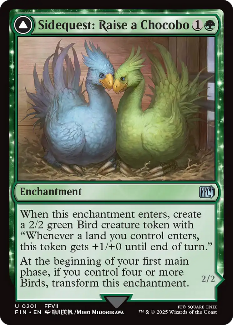 Sidequest: Raise a Chocobo (FIN-201) - FINAL FANTASY Foil | Grognard Games