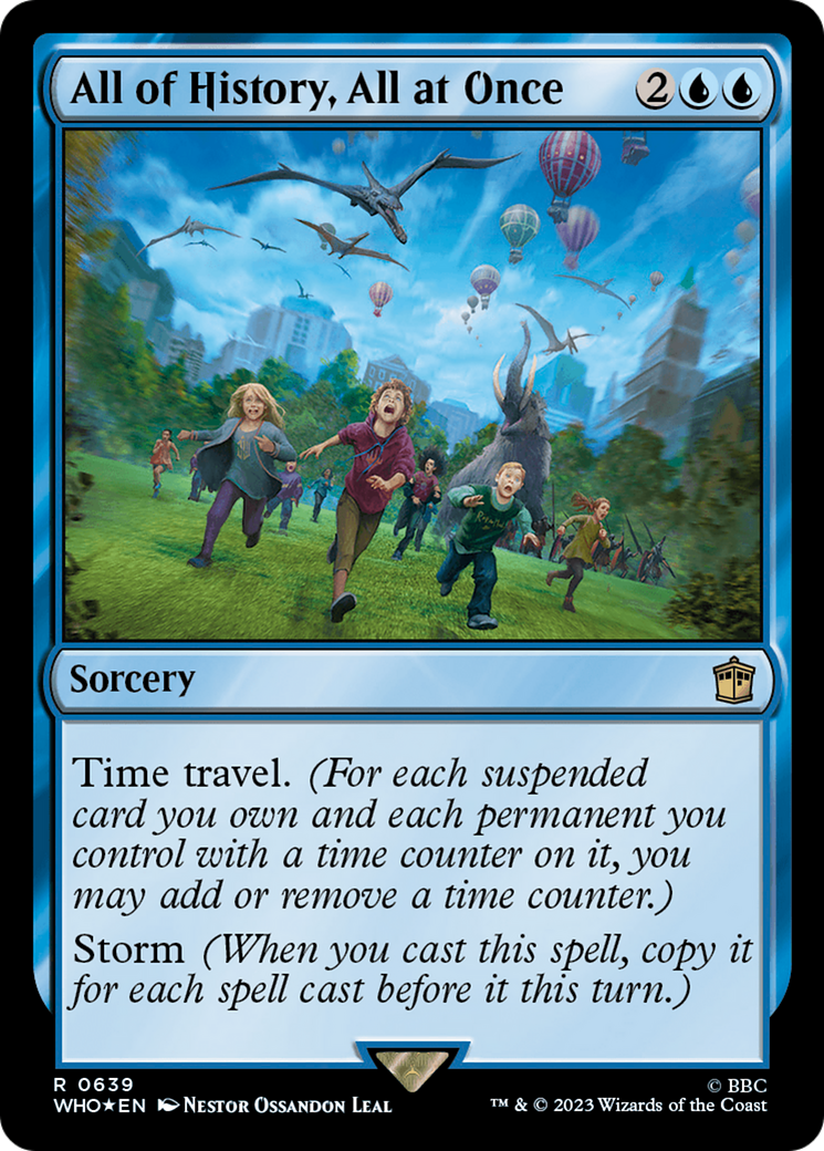 All of History, All at Once (Surge Foil) [Doctor Who] | Grognard Games