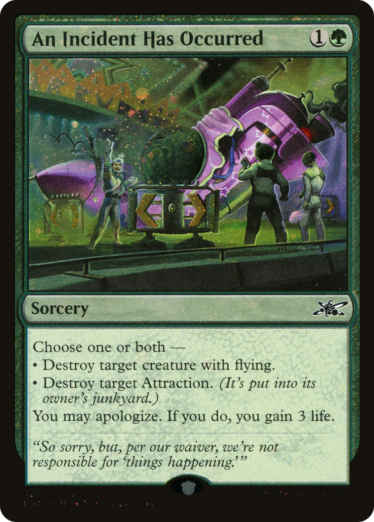 An Incident Has Occurred (Galaxy Foil) [Unfinity] | Grognard Games