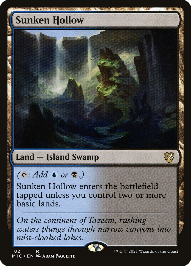 Sunken Hollow [Innistrad: Midnight Hunt Commander] | Grognard Games