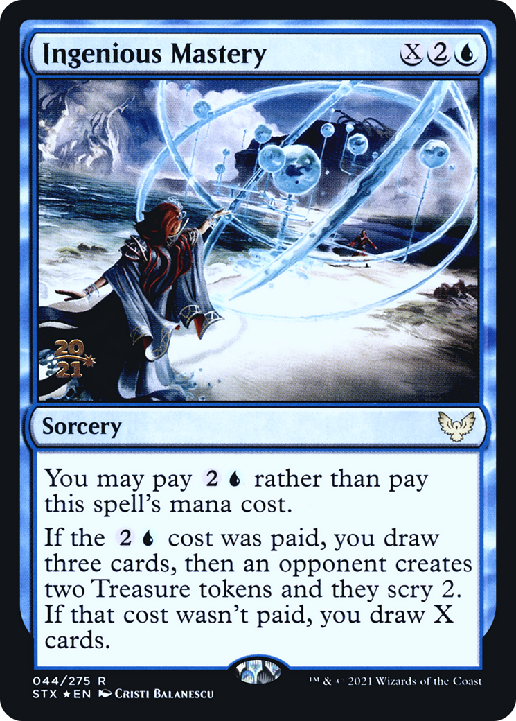 Ingenious Mastery [Strixhaven: School of Mages Prerelease Promos] | Grognard Games