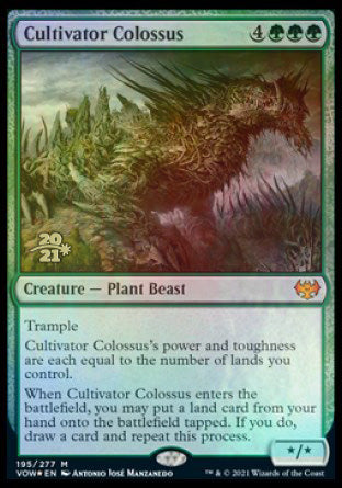 Cultivator Colossus [Innistrad: Crimson Vow Prerelease Promos] | Grognard Games