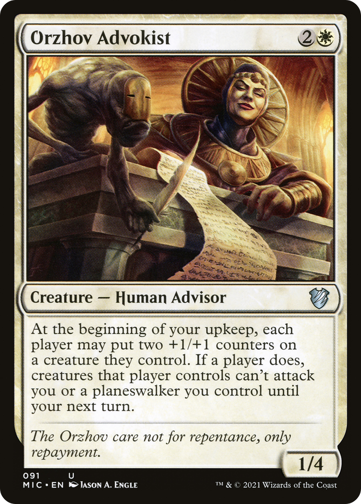Orzhov Advokist [Innistrad: Midnight Hunt Commander] | Grognard Games