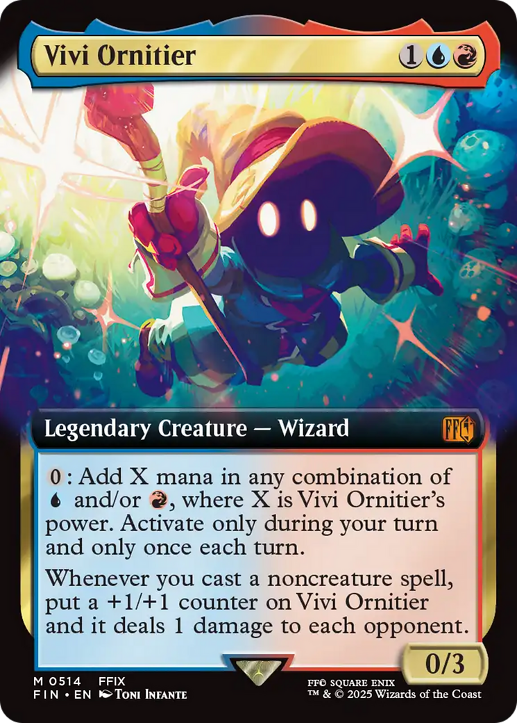 Vivi Ornitier (Extended Art) (FIN-514) - FINAL FANTASY | Grognard Games