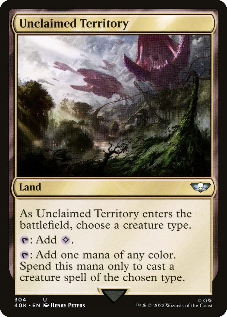 Unclaimed Territory [Universes Beyond: Warhammer 40,000] | Grognard Games