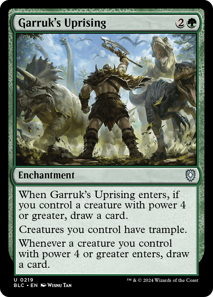 Garruk's Uprising [Bloomburrow Commander] | Grognard Games