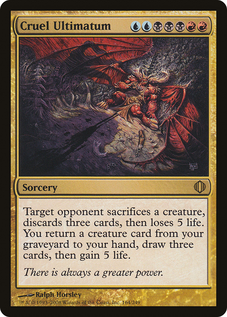 Cruel Ultimatum (ALA-164) - Shards of Alara Foil | Grognard Games