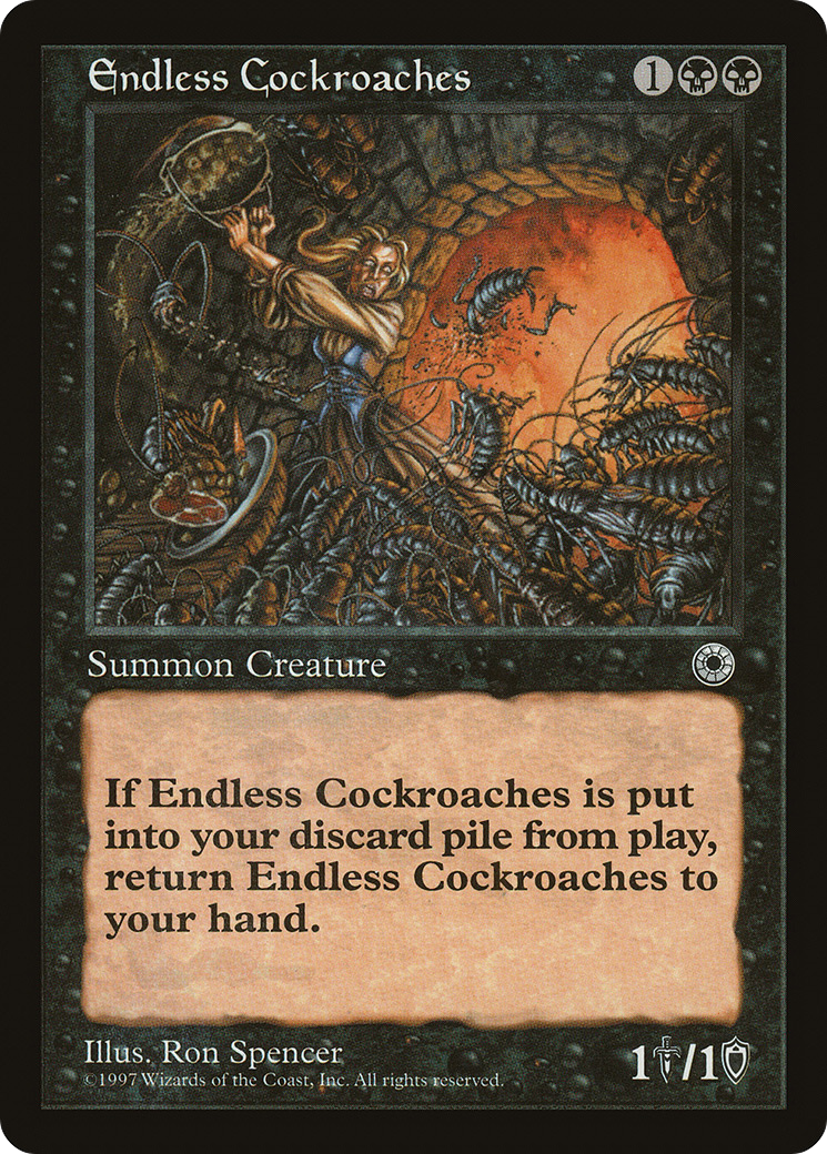 Endless Cockroaches [Portal] | Grognard Games