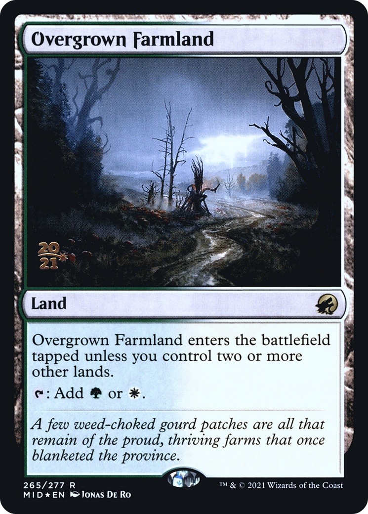 Overgrown Farmland [Innistrad: Midnight Hunt Prerelease Promos] | Grognard Games