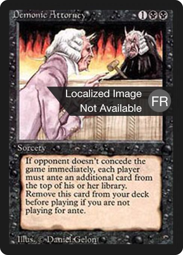 Demonic Attorney [Foreign Black Border] | Grognard Games
