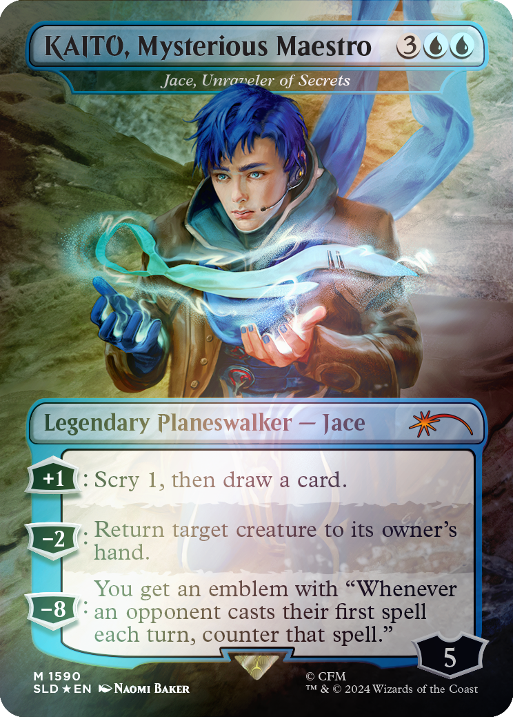 KAITO, Mysterious Maestro - Jace, Unraveler of Secrets (Rainbow Foil) [Secret Lair Drop Series] | Grognard Games