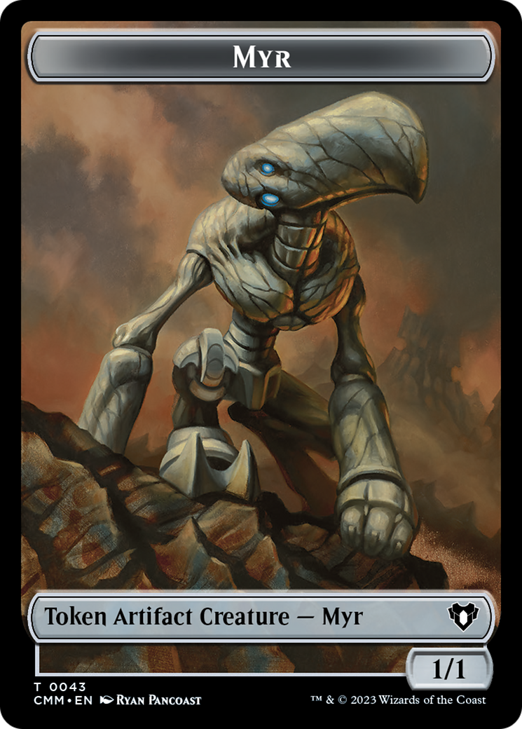 Myr Token [Commander Masters Tokens] | Grognard Games