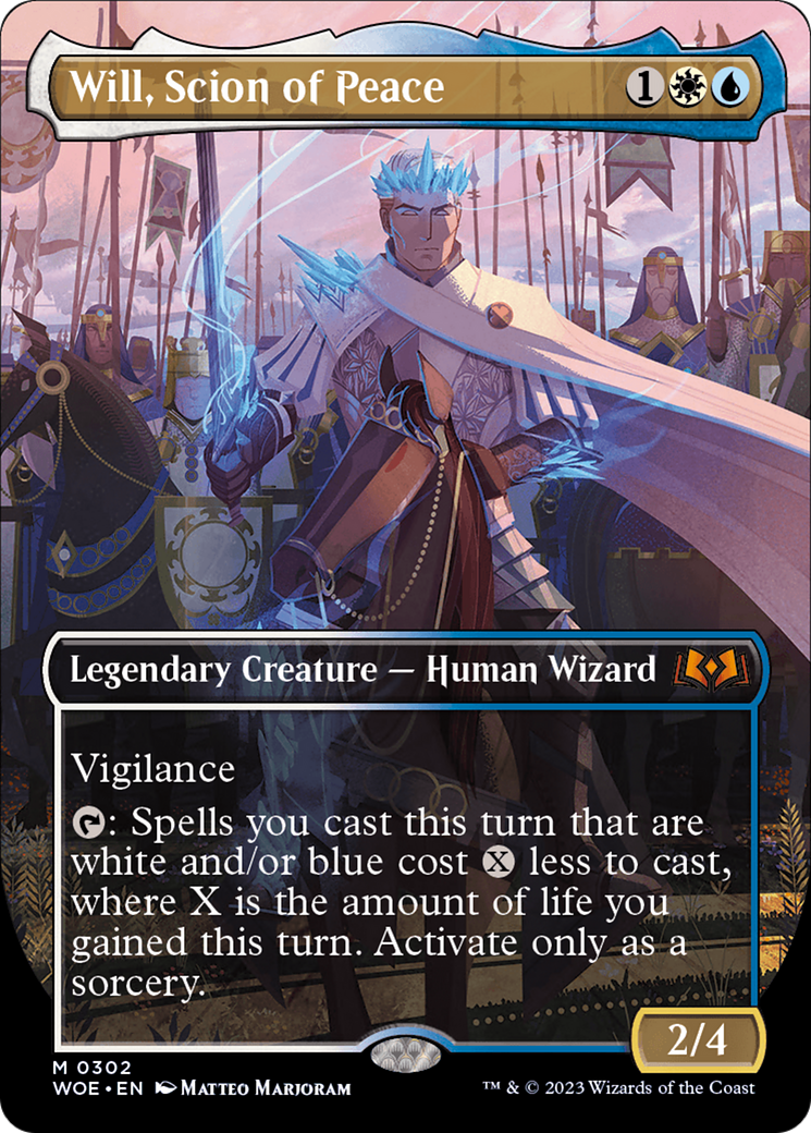 Will, Scion of Peace (Borderless Alternate Art) [Wilds of Eldraine] | Grognard Games