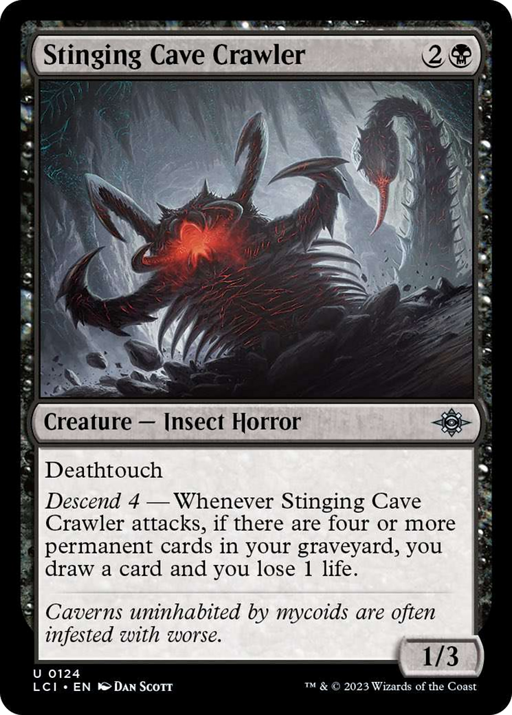 Stinging Cave Crawler [The Lost Caverns of Ixalan] | Grognard Games