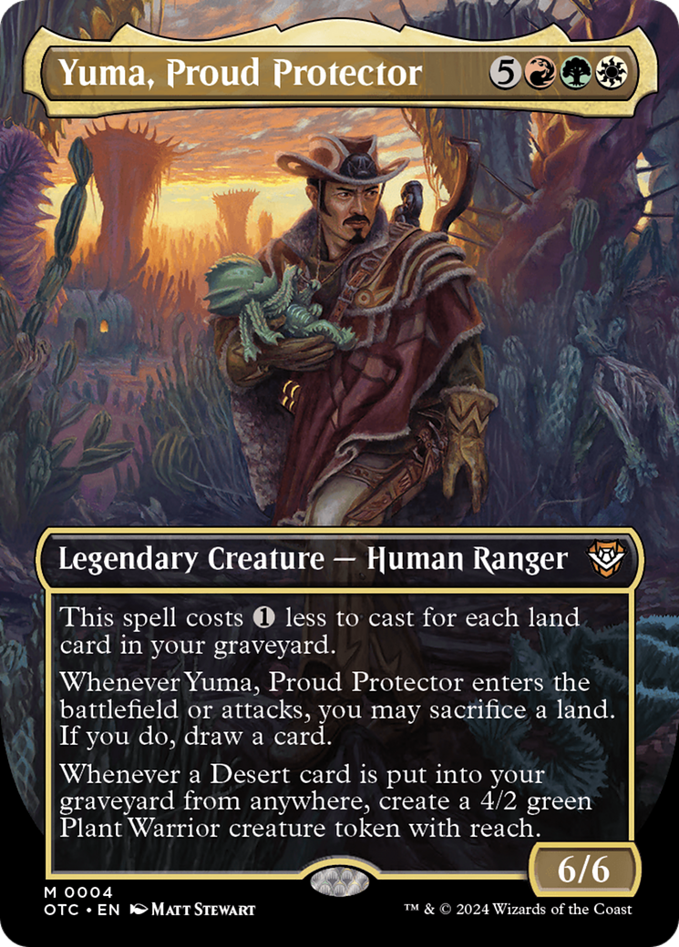 Yuma, Proud Protector (Borderless) [Outlaws of Thunder Junction Commander] | Grognard Games