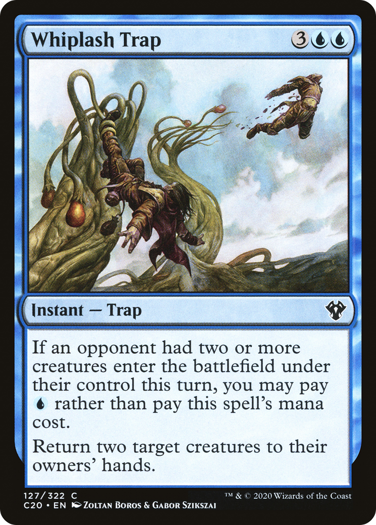 Whiplash Trap [Commander 2020] | Grognard Games