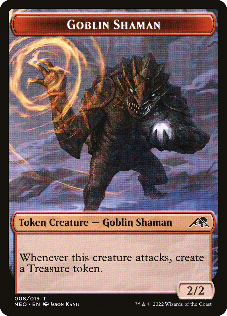 Goblin Shaman Token [Kamigawa: Neon Dynasty Tokens] | Grognard Games