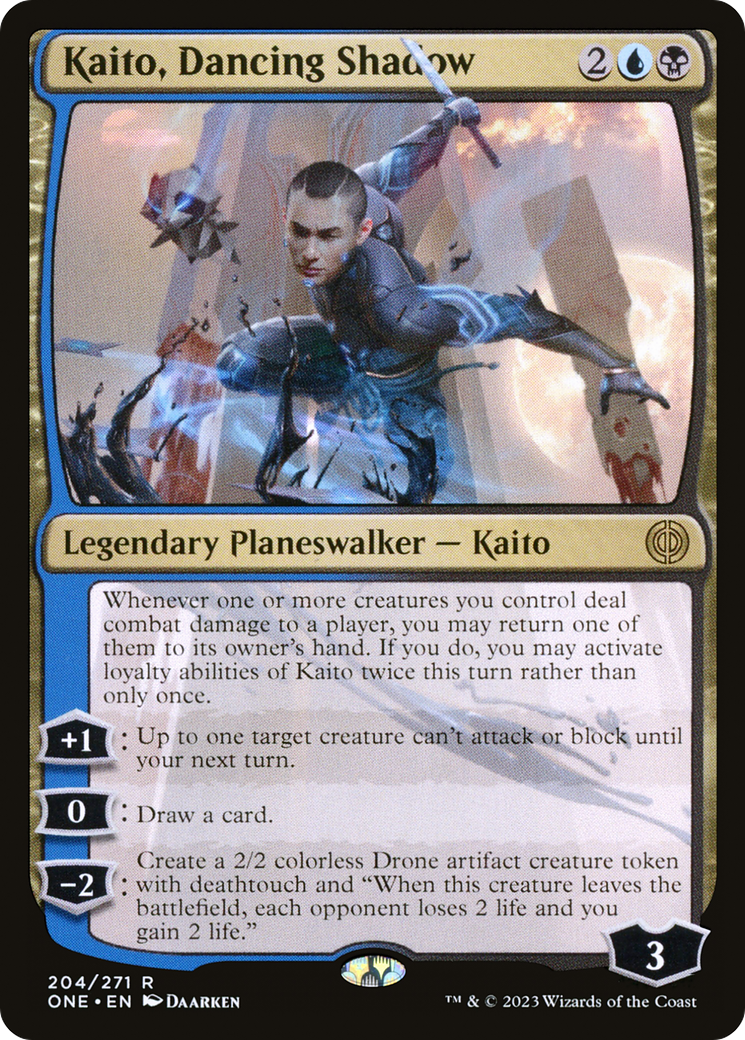 Kaito, Dancing Shadow (ONE-204) - Phyrexia: All Will Be One Foil | Grognard Games
