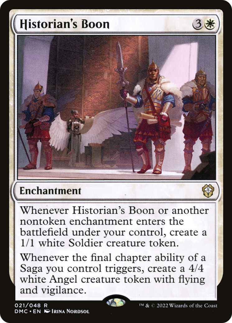 Historian's Boon [Dominaria United Commander] | Grognard Games