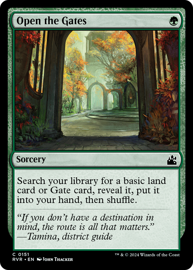 Open the Gates [Ravnica Remastered] | Grognard Games