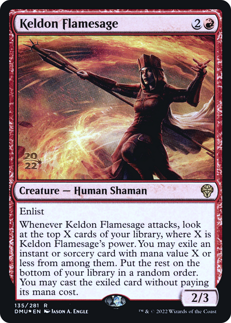 Keldon Flamesage [Dominaria United Prerelease Promos] | Grognard Games