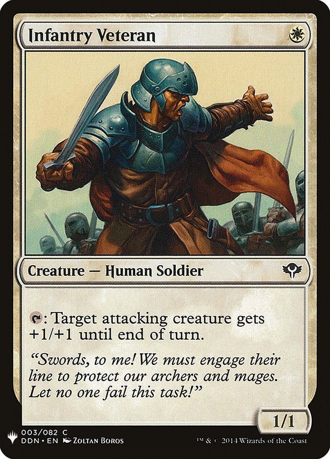 Infantry Veteran [Mystery Booster] | Grognard Games