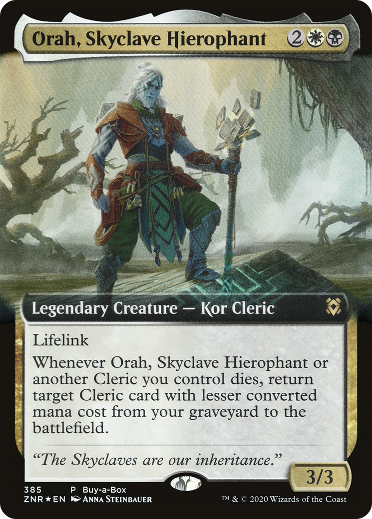 Orah, Skyclave Hierophant (Buy-A-Box) [Zendikar Rising] | Grognard Games