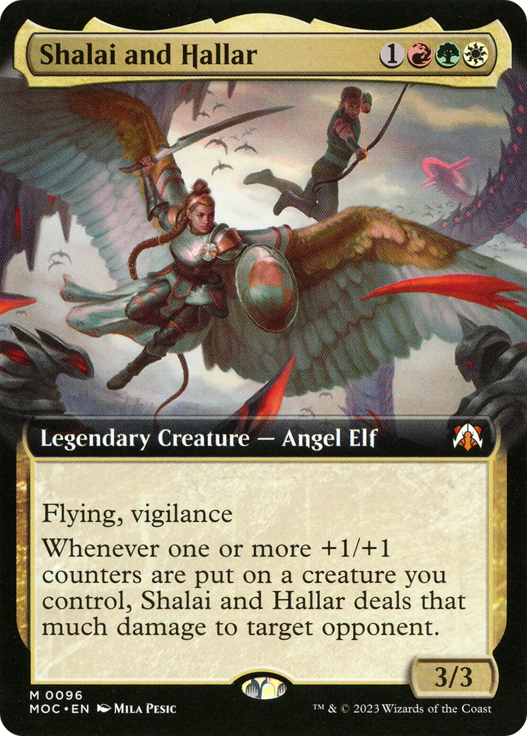 Shalai and Hallar (Extended Art) [March of the Machine Commander] | Grognard Games