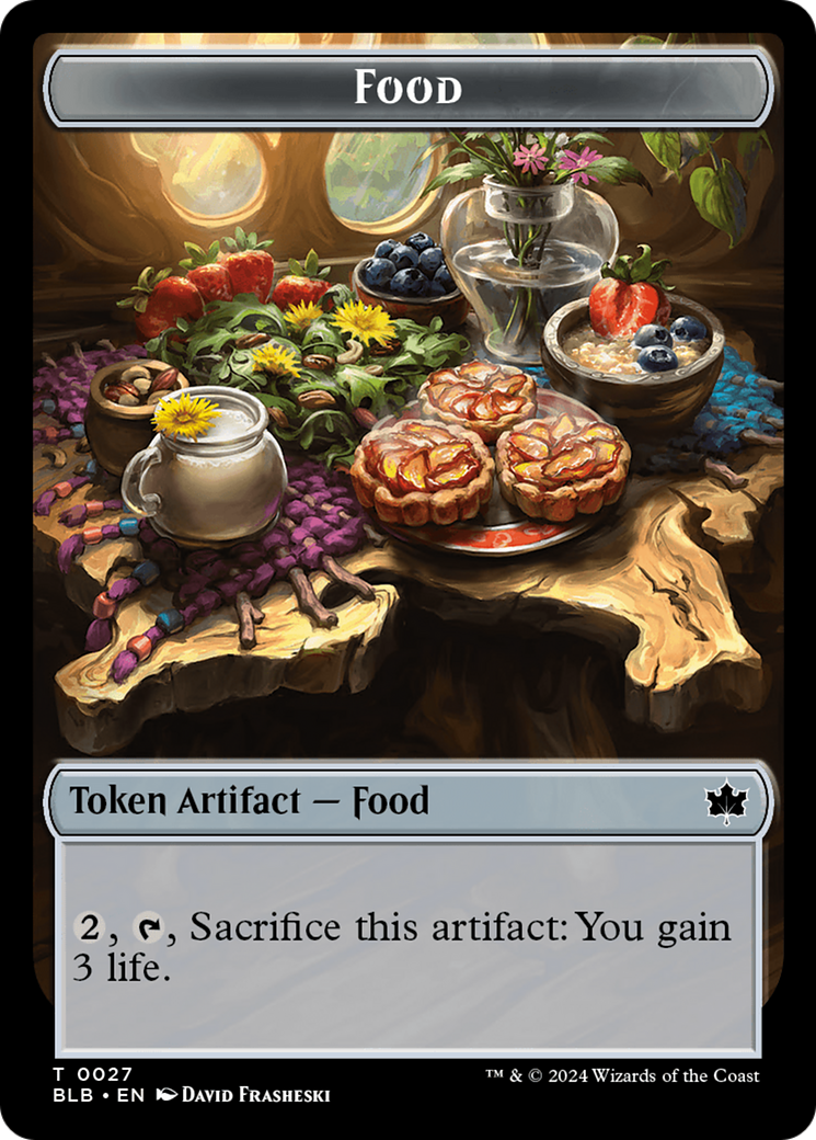 Food (BLB-027) - Bloomburrow Tokens Foil | Grognard Games