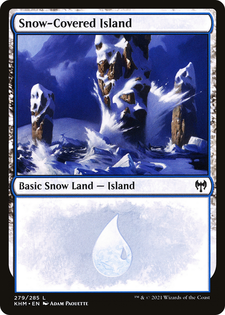 Snow-Covered Island (279) [Kaldheim] | Grognard Games