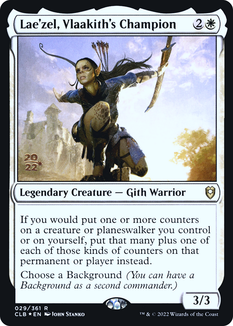 Lae'zel, Vlaakith's Champion [Commander Legends: Battle for Baldur's Gate Prerelease Promos] | Grognard Games