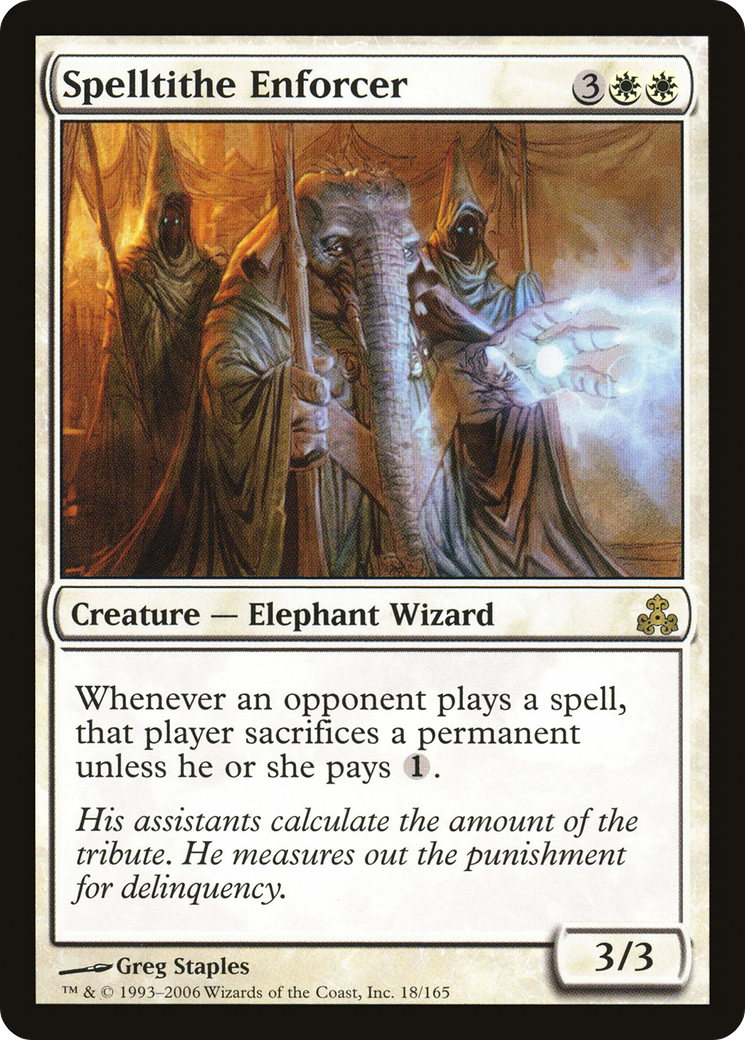 Spelltithe Enforcer (GPT-018) - Guildpact Foil | Grognard Games