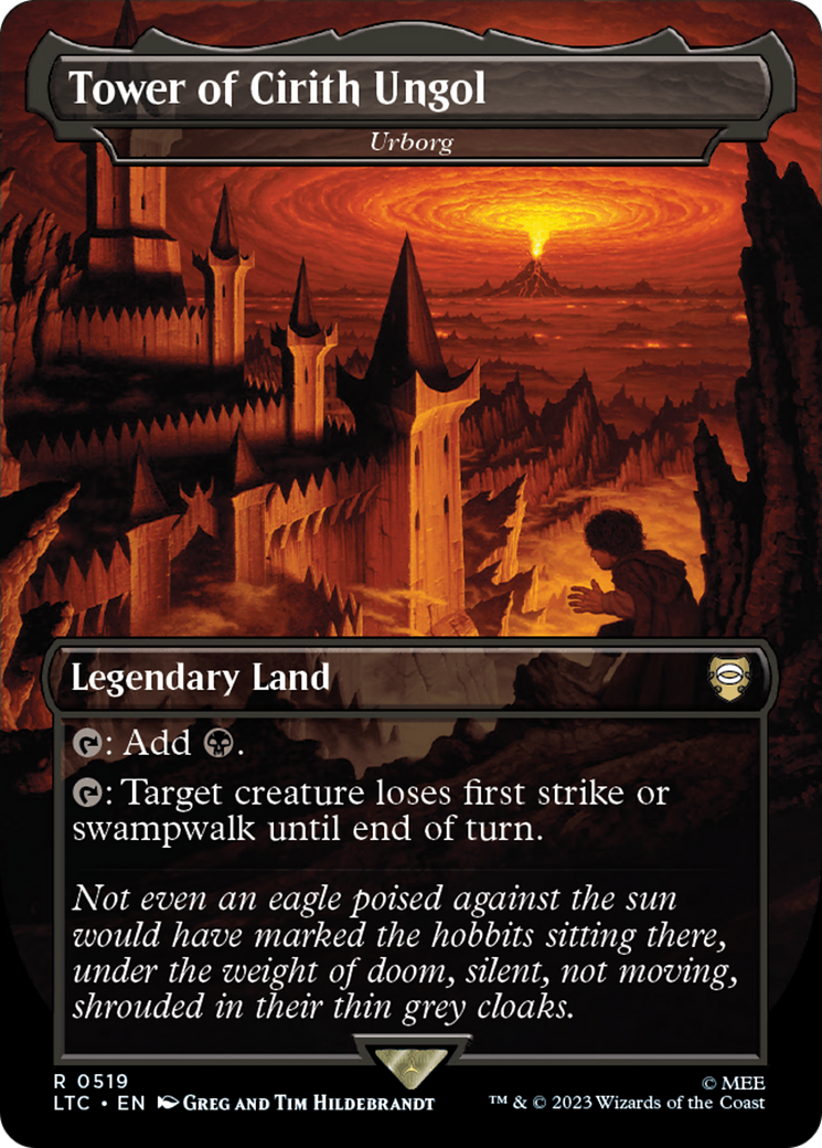 Tower of Cirith Ungol - Urborg (Borderless) [The Lord of the Rings: Tales of Middle-Earth Commander] | Grognard Games