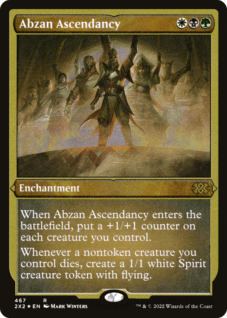 Abzan Ascendancy (Foil Etched) (2X2-467) - Double Masters 2022 Foil | Grognard Games