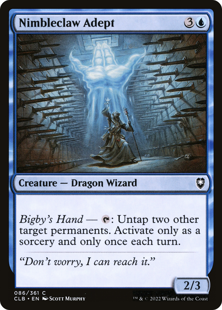 Nimbleclaw Adept [Commander Legends: Battle for Baldur's Gate] | Grognard Games