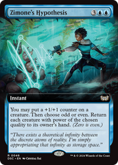Zimone's Hypothesis (Extended Art) [Duskmourn: House of Horror Commander] | Grognard Games