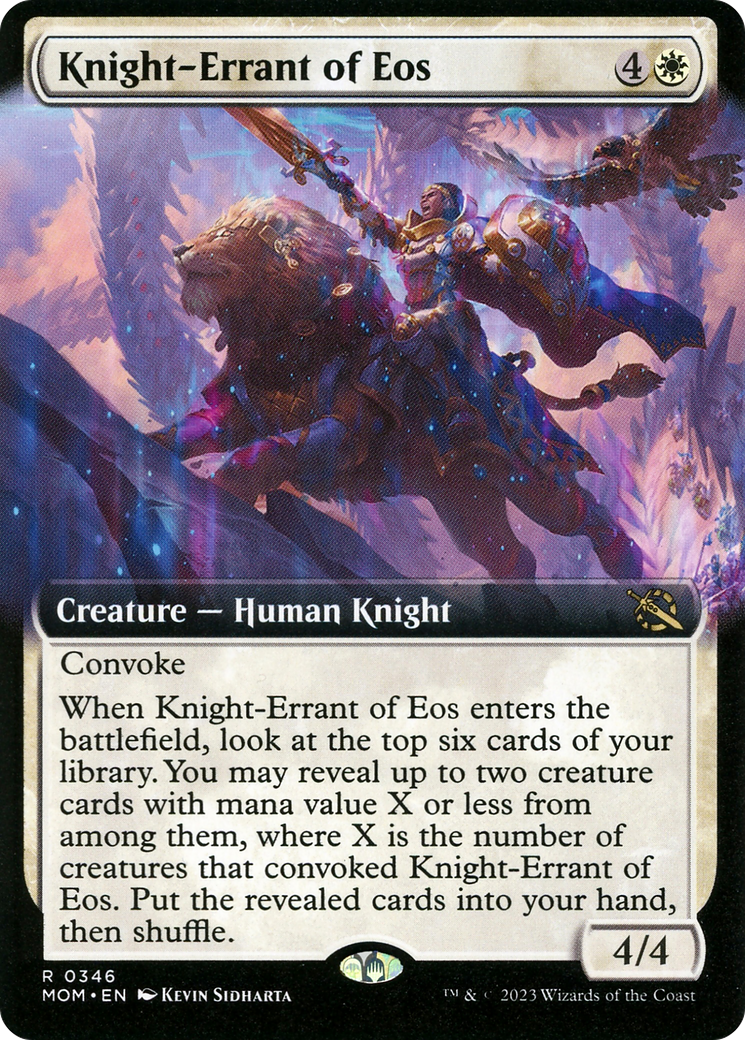 Knight-Errant of Eos (Extended Art) [March of the Machine] | Grognard Games