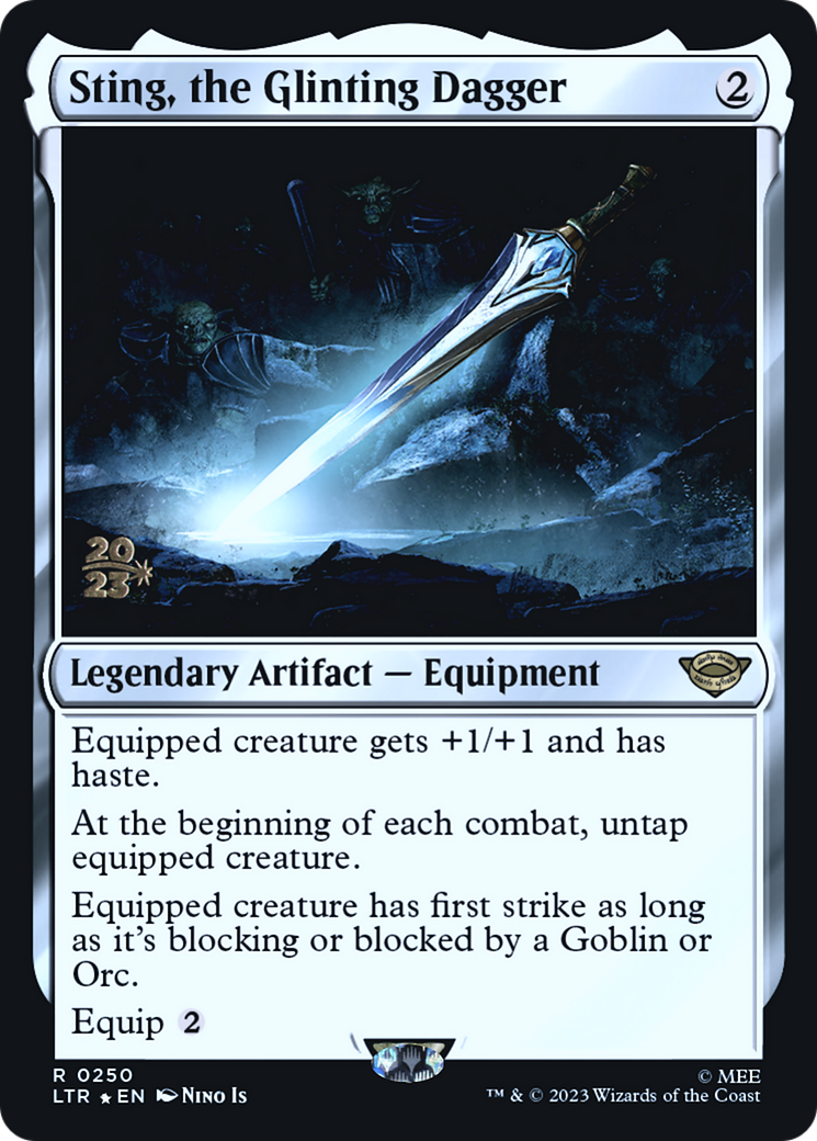 Sting, the Glinting Dagger [The Lord of the Rings: Tales of Middle-Earth Prerelease Promos] | Grognard Games