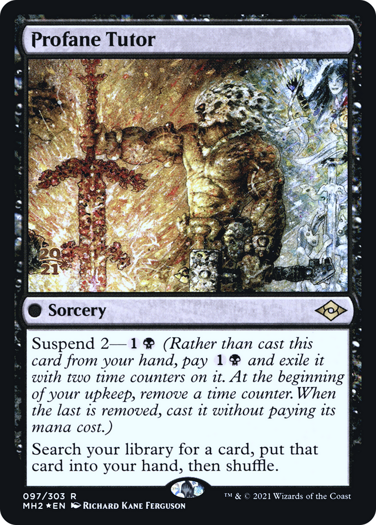 Profane Tutor [Modern Horizons 2 Prerelease Promos] | Grognard Games