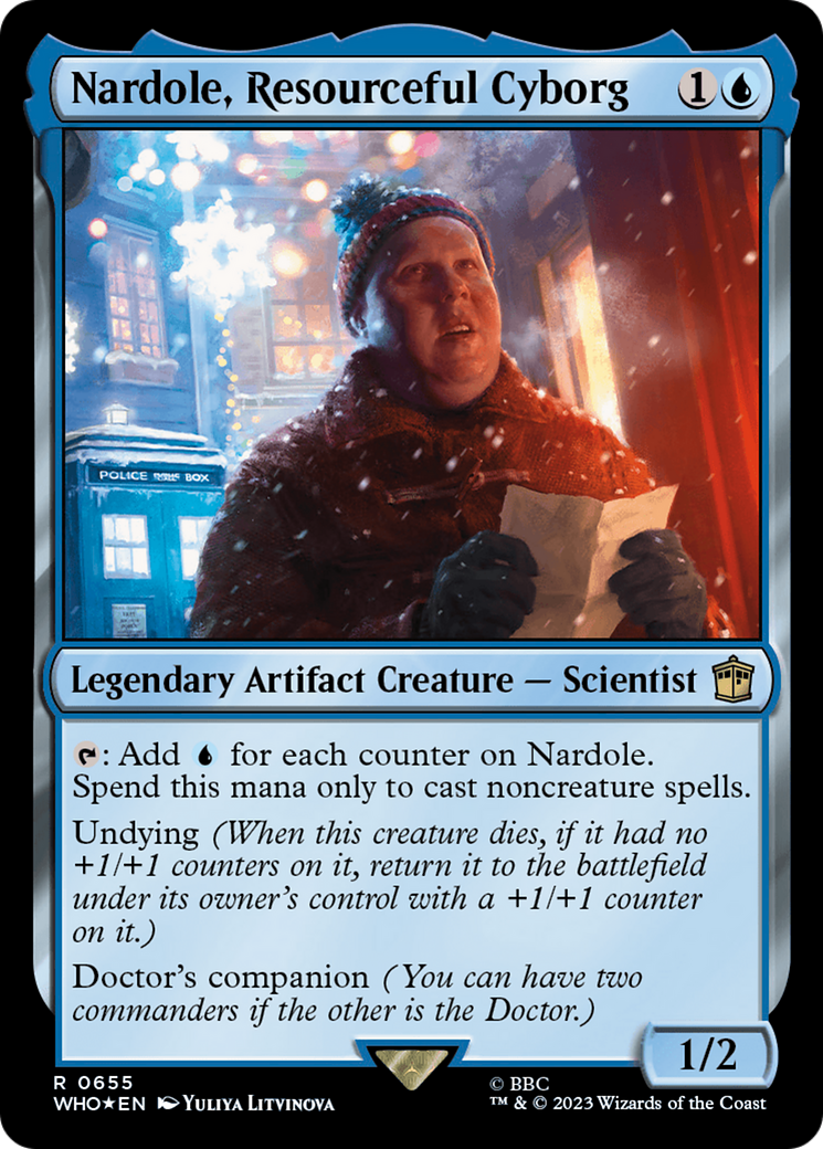 Nardole, Resourceful Cyborg (Surge Foil) [Doctor Who] | Grognard Games